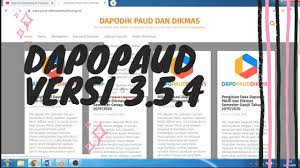 Solusi lain adalah melakukan registrasi dapodik secara online. Cara Download Instal Patch Dapopaud 3 5 4 Rilis Aplikasi Dapodik Paud Offline Versi 3 5 4 Youtube