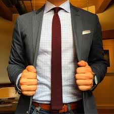 Red Red Wine Shirt Twillory Tie Pocket Square