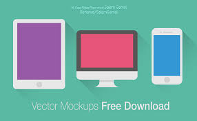 Download Free Flat Apple Devices Mockups Vector Psd Titanui