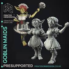 Goblin Maids Dungeon Cleaner 32mm Scale Printed - Etsy Sweden