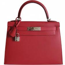 pre owned hermes rouge casaque kelly bag 28cm epsom sellier palladium 17 820 liked on p leather handbags crossbody hermes handbags cross body handbags