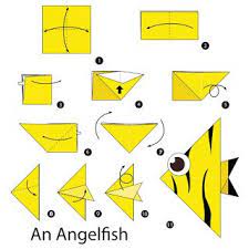 صور مطويات 2021 اشكال مطويات بالورق الملون origami easy kids origami origami paper art