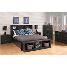 Prepac District Double Queen Headboard Washed Black Walmart Com Platform Bedroom Sets Bedroom Sets Platform Bedroom