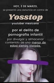 Maybe you would like to learn more about one of these? Vaya Vaya On Twitter La Creadora De Contenido Yosstop Habia Sido Denunciada El Pasado 3 De Marzo Aqui Una Imagen De Su Detencion Presentada Por Carlos Jimenez Yosstop Https T Co Clfsmlmcly