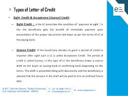 The seller) the money due. What Is A Sight Letter Of Credit