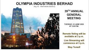 It is near to the puduraya bus terminal and is serviced by few bus lines as well as lrt. å¥¥æž—åŒ¹äºš Olympia 3018 ç¬¬39å±Šå¹´åº¦è‚¡ä¸œå¤§ä¼š Agm çº¿ ä¹æŠ•èµ„leinves è‚¡ä¸œå¤§ä¼šèµ„è®¯ç«™ Facebook