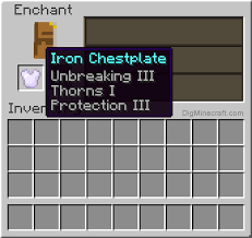 In this command you can get op minecraft diamond armor. How To Make An Enchanted Iron Chestplate In Minecraft