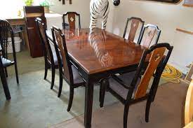 Thomasville Asian Style Dining Table Chairs Dining Table Chairs Dining Table Table And Chairs