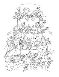 Kids bride and groomring pages free for teens wedding chocolate cake. Cup Cake Coloring Pages For Adults Kleurplaten Kleurboek Digi Stempels