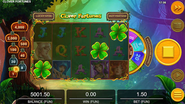 Play Clover Fortunes from New Zealand | Read Review