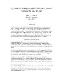 It provides meaningful insights that can be used in designing and testing. Pdf Qualitative And Quantitative Research How To Choose The Best Design