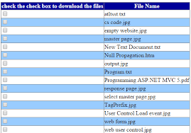 There are times when you will end up on a web page that doesn't look like a webpage but instead looks like a folder and you can only find files being listed. Download Multiple Files Using Gridview In A Single Zipped Folder