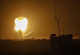 The largest city is gaza. Israel Strikes Gaza After Rocket Attack Arab News