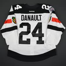 Chicago blackhawks first round draft pick 2012: Phillip Danault Chicago Blackhawks 2016 Nhl Stadium Series Game Worn Jersey Worn In First Period Nhl Auctions