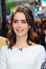 Lily Collins Lob Lily Collins Hair Inspiration Lilly Collins