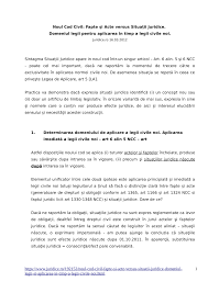 Croitoru, aplicarea legii civile în timp din perspectiva noului cod civil, în revista română de drept privat nr. Pdf Noul Cod Civil Fapte Si Acte Versus SituaÅ£ii Juridice
