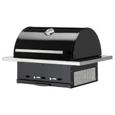 Klasen Charcoal Grill Insert Black Ikea In 2020 Built In Charcoal Grill Brick Oven Outdoor Outdoor Kitchen Design