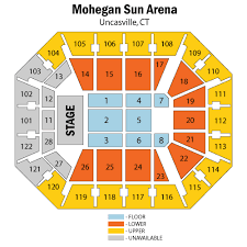 Seating Chart Mohegan Sun Arena Uncasville Ct Www