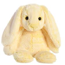 Aurora Paddle Bunnies 12 Yellow Cute Stuffed Animals Animal Plush Toys Bunny Stuffed Animals
