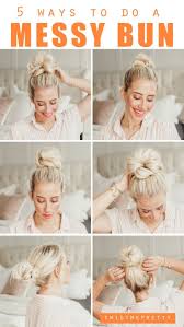 This style works best on. 5 Ways To Do A Messy Bun Twist Me Pretty Thick Hair Styles Messy Bun Hairstyles Long Hair Styles