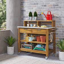 We did not find results for: Homestyles Maho Golden Brown Teak Outdoor Potting Cart Serving Bar 5663 91 The Home Depot