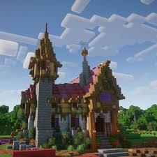 fwhip on instagram my new painters guild building inside my survival minecraft world i love the shape on thi minecraft medieval minecraft projects minecraft