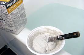 You will need patience to make the grout lines look smooth. No More Caulking Use Grout Around Your Bathtub Elisa Bethlam S Blog