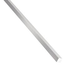 Carre Plein Aluminium Brut Argent L 1 M X L 0 6 Cm X H 0 6 Cm Leroy Merlin