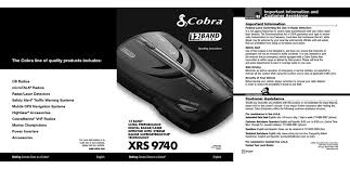 View online (21 pages) or download pdf (2 mb) cobra xrs 9770 operating instructions • xrs 9770 radar/lidar detectors pdf manual download and more cobra online if you require further assistance after reading this manual, cobra electronics offers the following customer assistance services: Cobra Xrs 9740 Operating Instructions Manual Pdf Download Manualslib