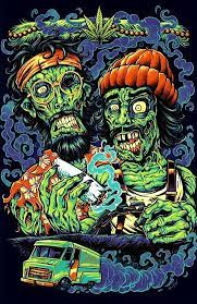 Cheech And Chong Cartoon Smoke Trippy Wallpaper Cheech And Chong