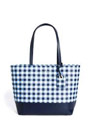Stitch Fix Style Quiz Kate Spade Blue Gingham Tote Bag Referral Link Included When You Use My Link I Receive A Small Credit Blue Tote Bag Tote Blue Tote