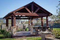 Ideas For Ramada Backyard Ideas Outdoor Living Outdoor Patios Patio Structure Stone Photo Patio Ideas Backyard Pavilion Backyard Pavillion Backyard