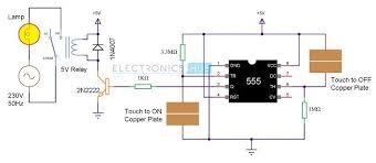 Touch On And Off Switch Circuit Diagram And Working Circuit Diagram Circuit Electronic Schematics