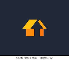 Abstract Arrow House Logo Design Template Universal Color Click Home Vector Icon House Logo Design Home Logo Logo Design Template