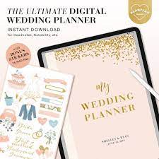 Digital Wedding Planner Wedding Goodnotes Planner Wedding Organizer Wedding Binder Template Wedding Planner Pdf Goodnotes Planner Wedding Planner Binder Wedding Binder Wedding Organization