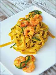 Pasta Zucchine Gamberetti E Zafferano Bimby Ricette Idee Alimentari Cibo