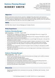 Purchasing and planning managers are expected to coordinate the procurement of various supplies, equipment and inventory needed at a business. Business Planning Manager Resume Samples Qwikresume