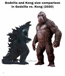 * godzilla vs kong 2020 ? Godzilla And Kong Size Comparison In Godzilla Vs Kong 2020 Egodzilla Memes Godzilla Meme On Me Me