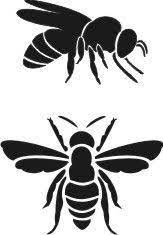 Budget Stencils Bee Stencil Stencils Stencil Designs