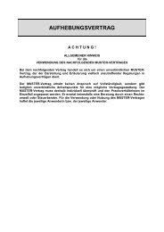 Alles rund um den aufhebungsvertrag und mögliche muster: Aufhebungsvertrag Ausbildungsverhaltnis