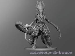 Hive Queen By Schlossbauer Thingiverse Miniature Gaming Hives 3d Model
