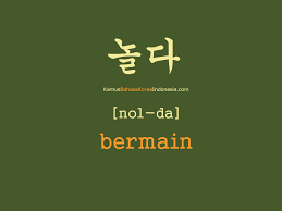 Tulisan Bahasa Koreanya Bermain Bahasa Korea Kosakata Buku Pelajaran