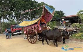 Kereta lembu menjadi ikon negeri tersebut dimana kita boleh naik kereta lembu di kawasan air keroh, melaka (berdepan dengan zoo melaka). News Umbaihomestay