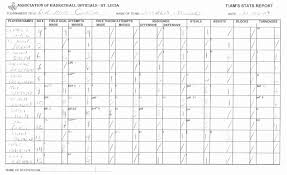 Free Baseball Stat Sheet Excel Stats Spreadsheet Printable
