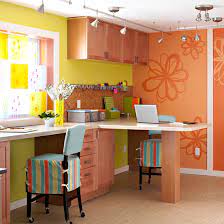 And since it's a craft room, this is the perfect opportunity to get creative! Colorful Craft Rooms Stamp N Storage