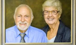 The inspirational Mavis & Ray Nye presented with a stunning oil portrait in  recognition of their tireless work
