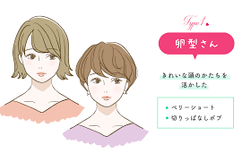 卵型さんに似合うヘアスタイル キュートボブ 髪型 診断 髪型