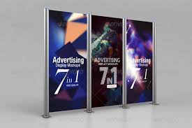 Advertising Display Mockups Display Mockup Sign Mockup Display
