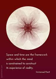 Space And Time Quote Mirror Philosophy Quotes Philosophy Immanuel