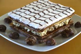 Mille Feuille Creme De Marrons Et Brisures De Marrons Glaces Creme De Marron Gateau Creme De Marron Glacage Mille Feuille